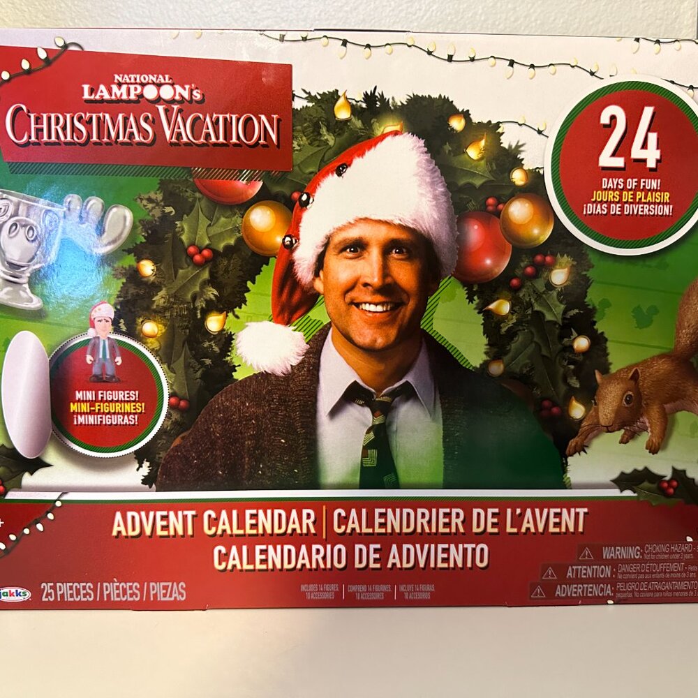 NWT RARE Christmas Vacation Advent Calendar National Lampoons Clark Griswold